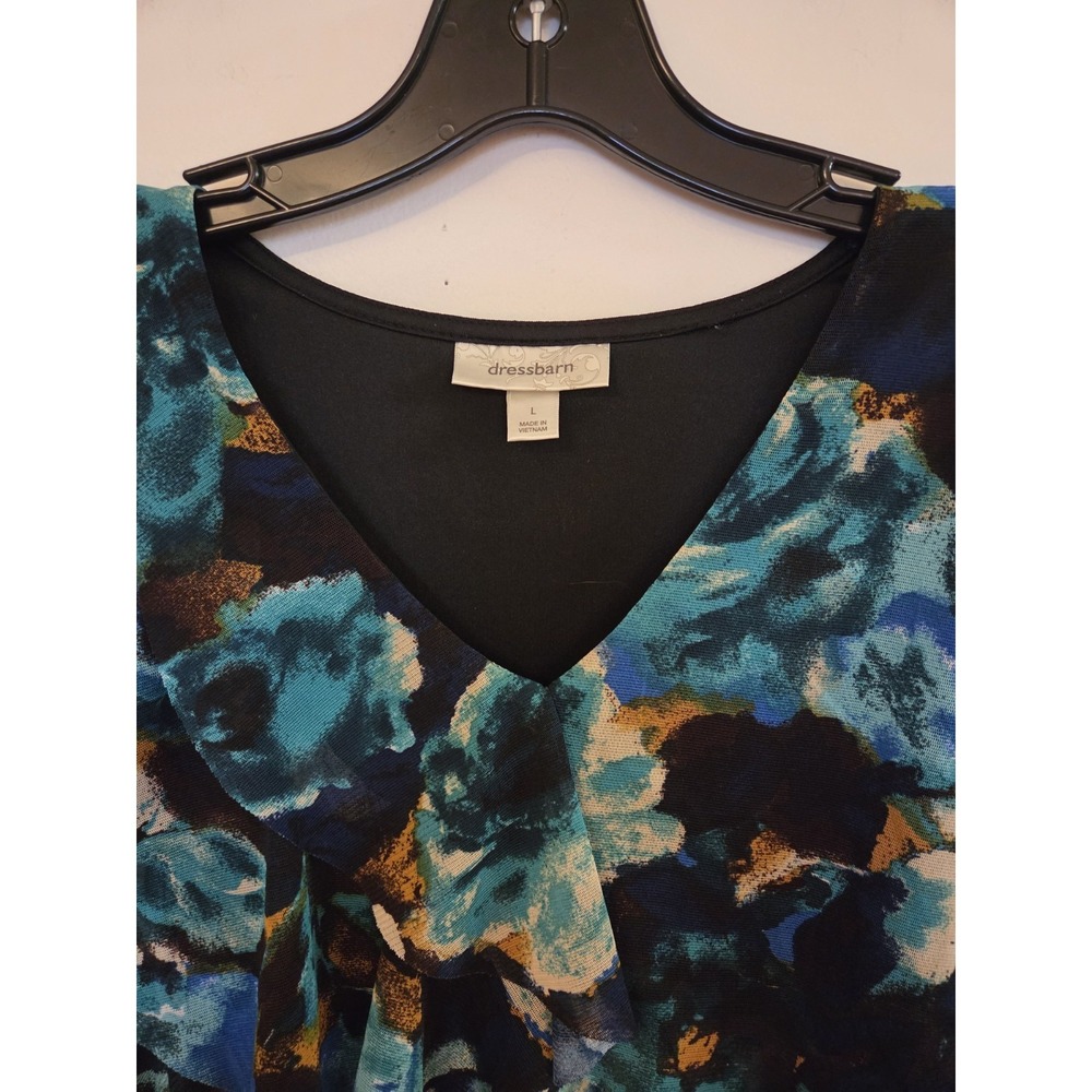 Dress Barn ruffled shirt-size large
